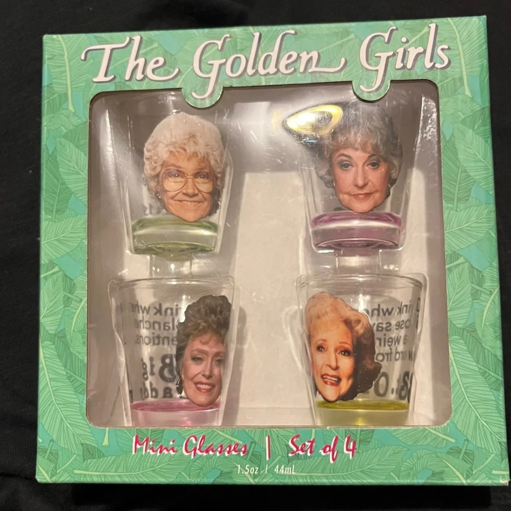 ABC Just Funky Goden Girls Mini Glass Set - Multicolor